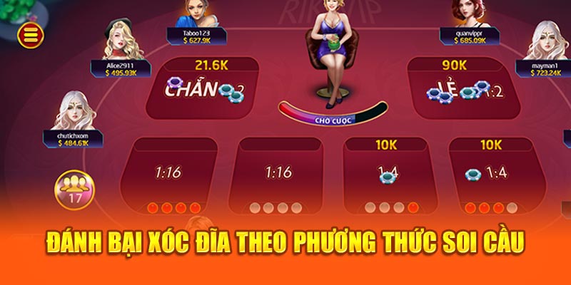 Đánh bại xóc đĩa theo phương thức soi cầu