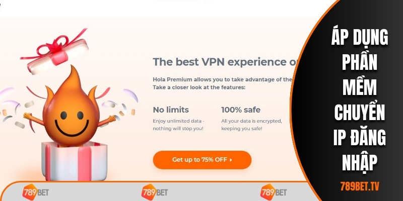Áp dụng phần mềm chuyển IP đăng nhập